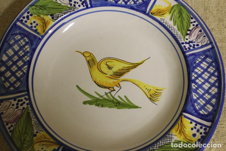 Antig&uuml;edades: plato de manises pajaro - Foto 4