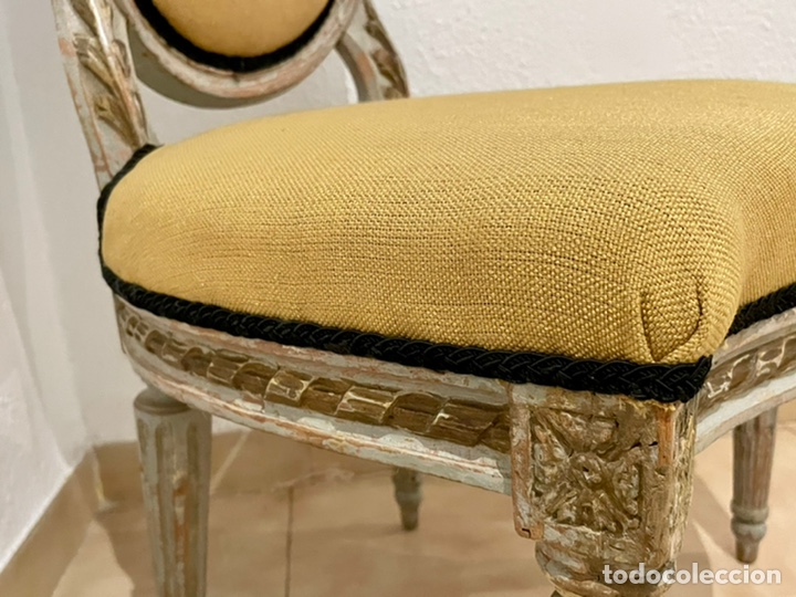 Antig&uuml;edades: SILLA LUIS XV SIGLO XVIII - Foto 2