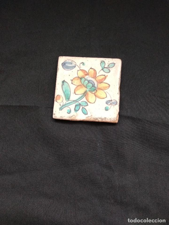 Antig&uuml;edades: Azulejo valenciano SXVIII - Foto 1
