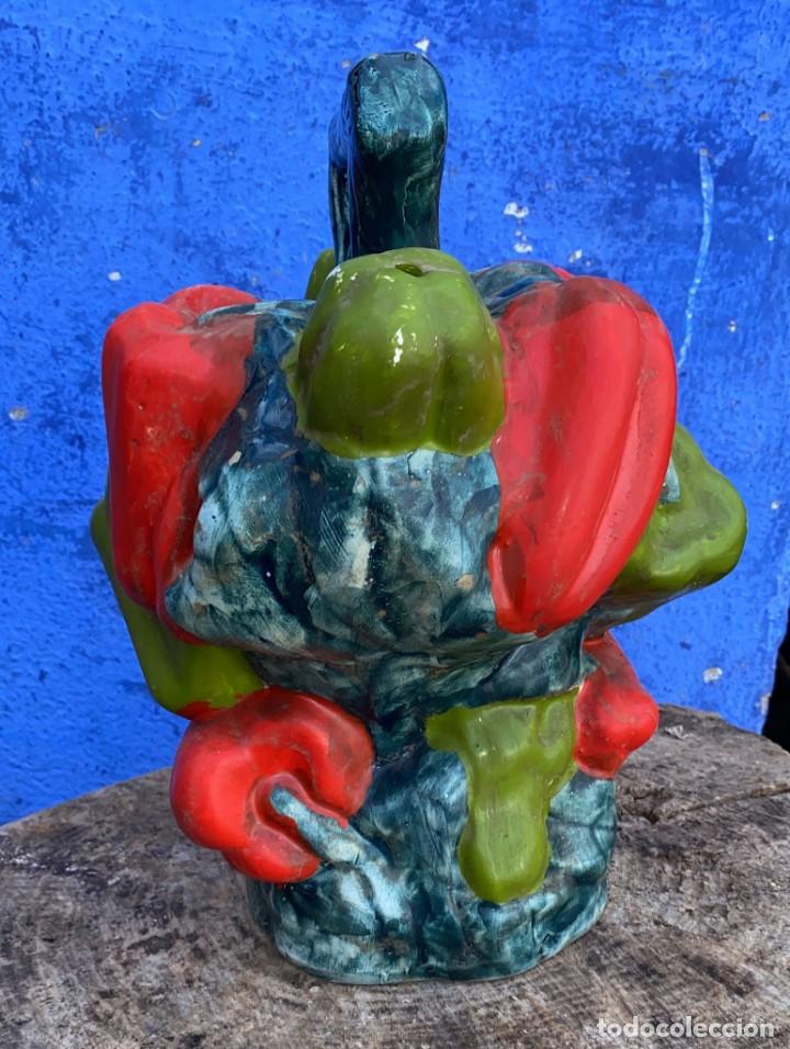 Antig&uuml;edades: BOTIJO ANTIGUO CON ALGORIA DE PIMIENTOS - Foto 6