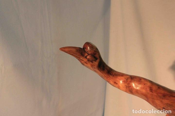 Antig&uuml;edades: FIGURA TALLA RAIZ AVE 74 - Foto 2