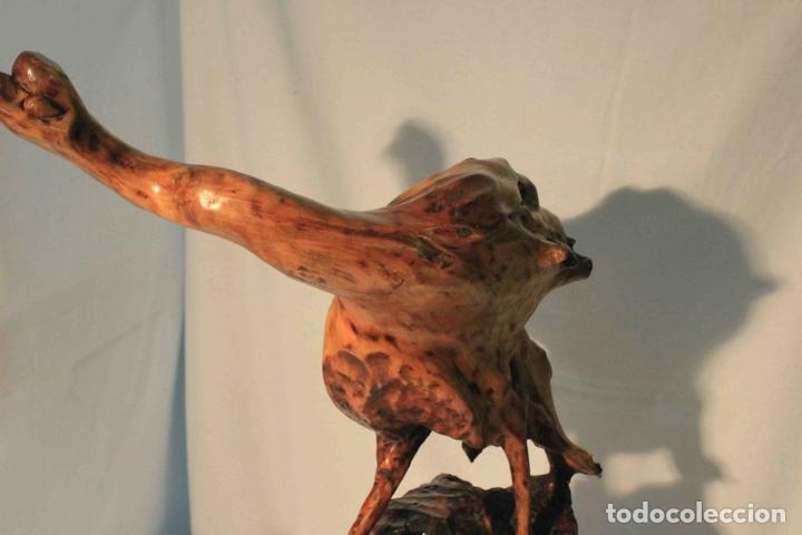 Antig&uuml;edades: FIGURA TALLA RAIZ AVE 74 - Foto 3