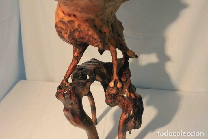 Antig&uuml;edades: FIGURA TALLA RAIZ AVE 74 - Foto 4