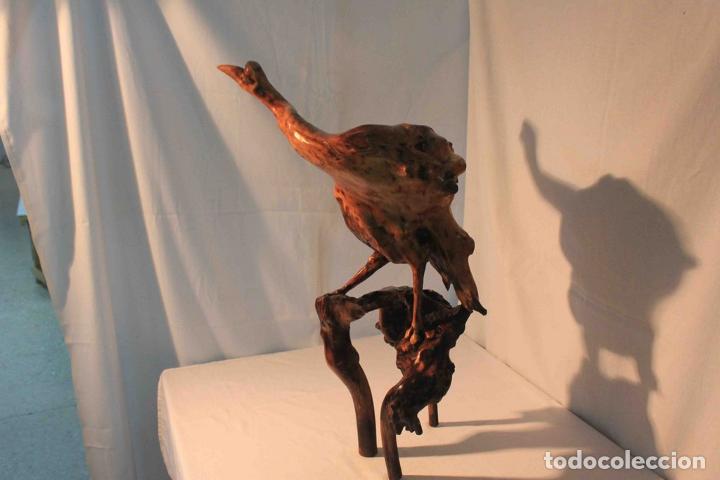 Antig&uuml;edades: FIGURA TALLA RAIZ AVE 74 - Foto 5