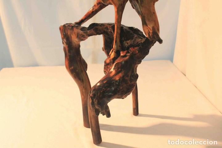 Antig&uuml;edades: FIGURA TALLA RAIZ AVE 74 - Foto 6
