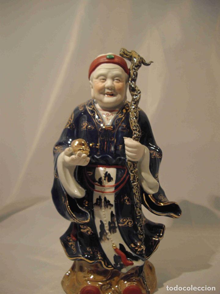 Antig&uuml;edades: PAREJA ANCIANOS CHINA - Foto 3