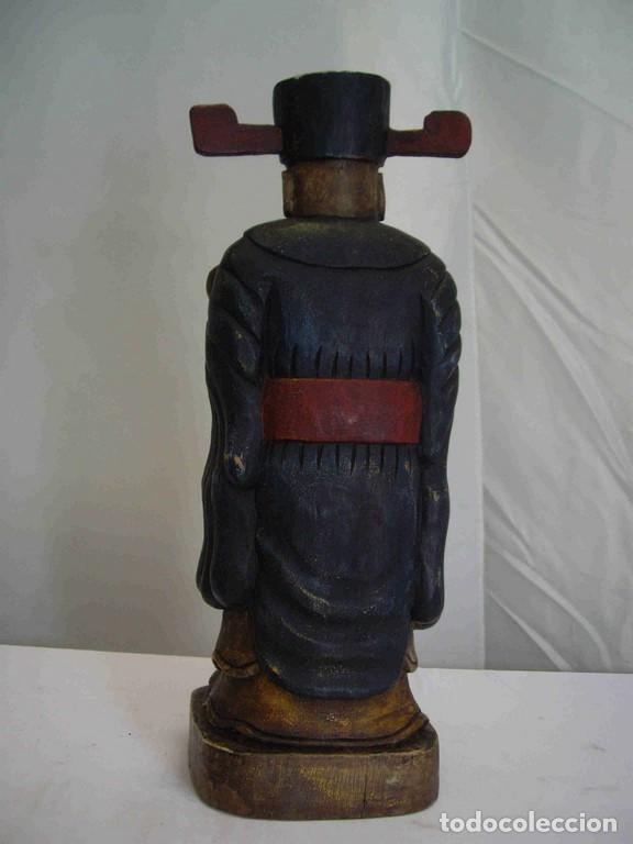 Antig&uuml;edades: SANTON CHINO BOLSA ORO - Foto 3