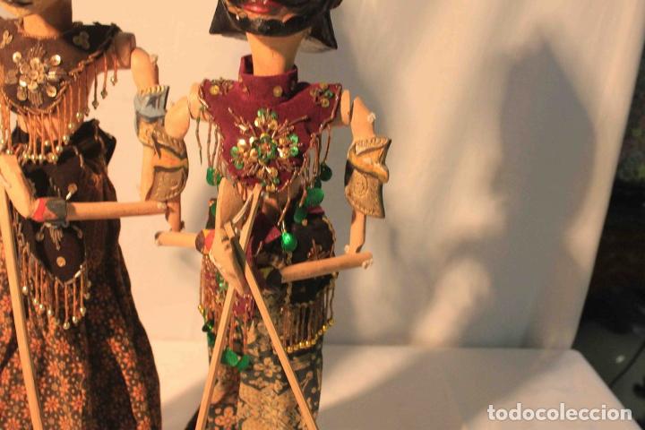 Antig&uuml;edades: PAREJA MARIONETAS INDONESIA - Foto 5