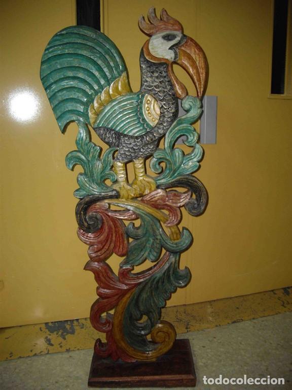 Antig&uuml;edades: PANEL TALLA FIGURA TUKAN - Foto 7