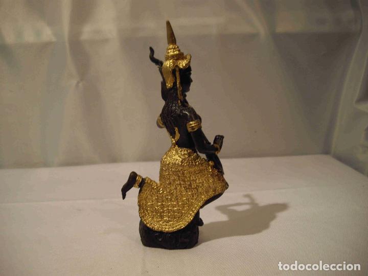 Antig&uuml;edades: FIGURA METAL BALINESA - Foto 2