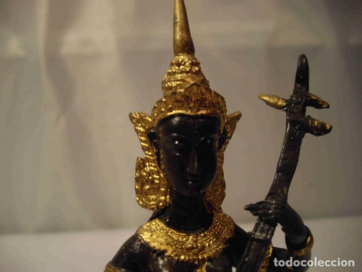 Antig&uuml;edades: FIGURA METAL BALINESA - Foto 5