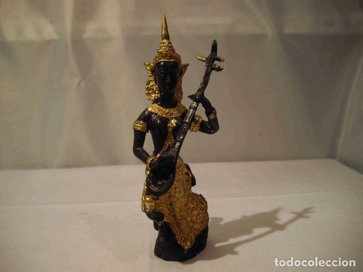 Antig&uuml;edades: FIGURA METAL BALINESA - Foto 1