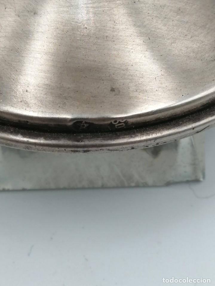 Antig&uuml;edades: Violetero cristal tallado y plata - Foto 6