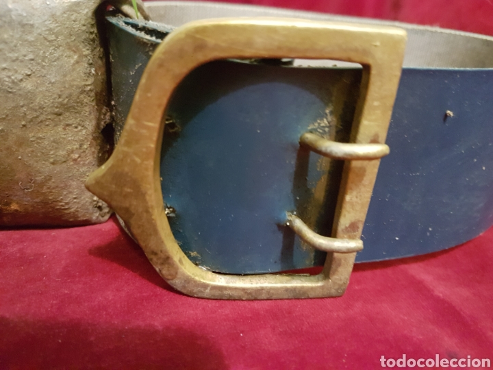 Antig&uuml;edades: Bonito cencerro con hebilla laton y correa - Foto 3