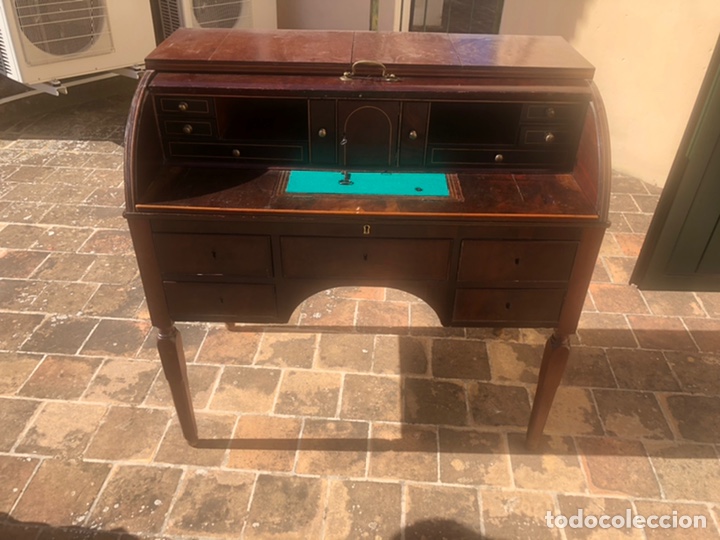Antig&uuml;edades: Escritorio buro ingles - Foto 3