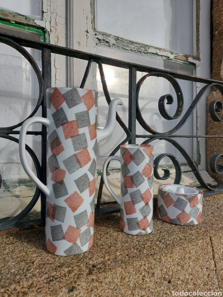 Antig&uuml;edades: Juego de caf&eacute; Cer&aacute;micas Del Castro, 6 servicios - Foto 1
