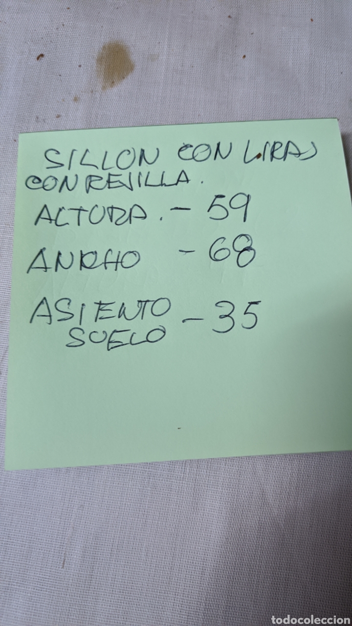 Antig&uuml;edades: Silloncito de lira - Foto 5
