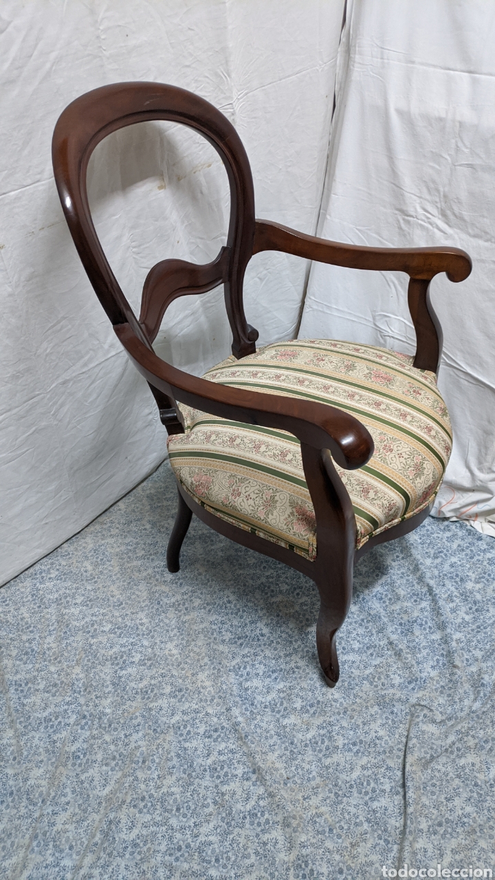 Antig&uuml;edades: Sill&oacute;n isabelino. - Foto 2