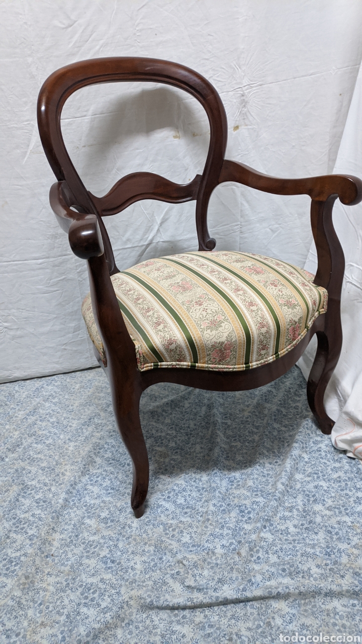 Antig&uuml;edades: Sill&oacute;n isabelino. - Foto 3