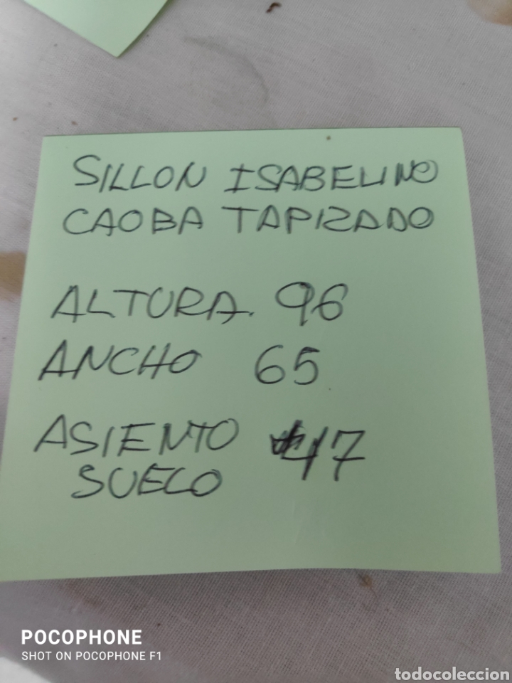 Antig&uuml;edades: Sill&oacute;n isabelino. - Foto 6