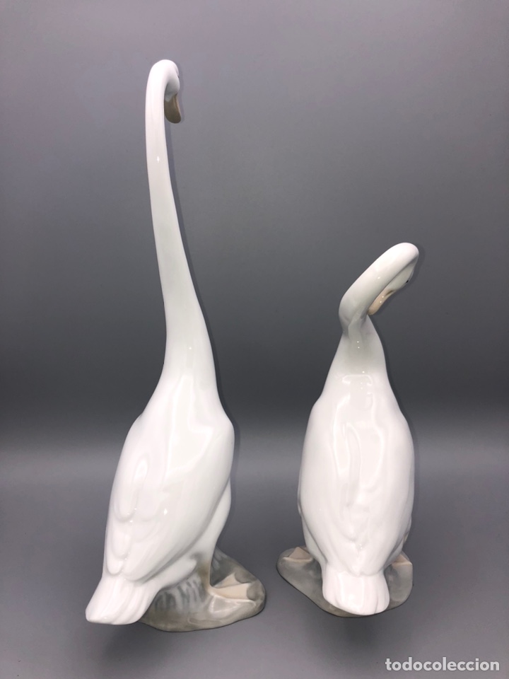 Antig&uuml;edades: REF: PP122 y PP132 &ldquo;PAREJA DE CISNES&rdquo; LLADR&Oacute; - Foto 5
