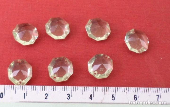 Antig&uuml;edades: 7 piezas de cristal Verdes claras - Foto 1