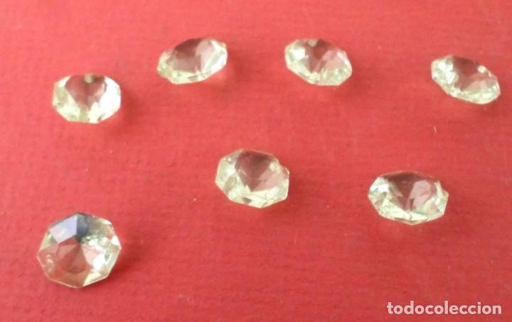 Antig&uuml;edades: 7 piezas de cristal Verdes claras - Foto 4