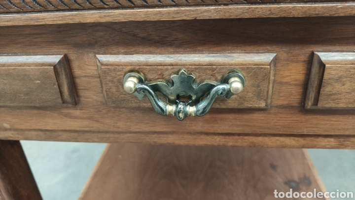 Antig&uuml;edades: MESITAS DE MADERA CON CRISTAL - Foto 13