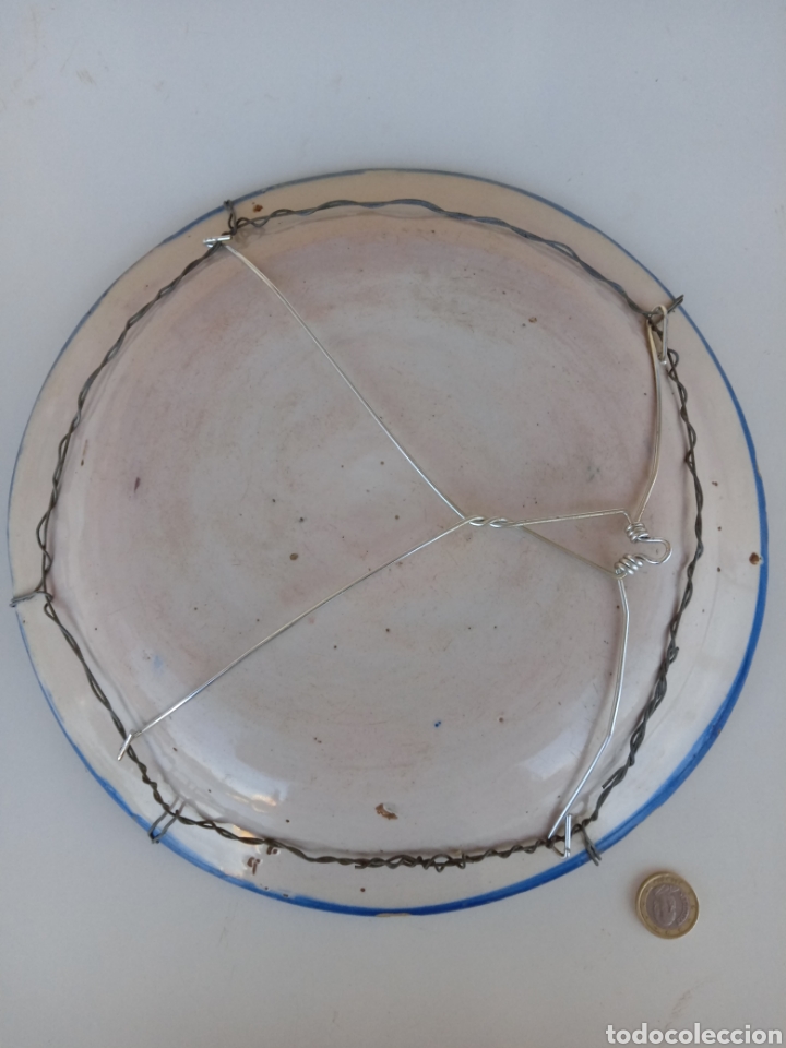 Antig&uuml;edades: Plato antiguo de Manises - Foto 3