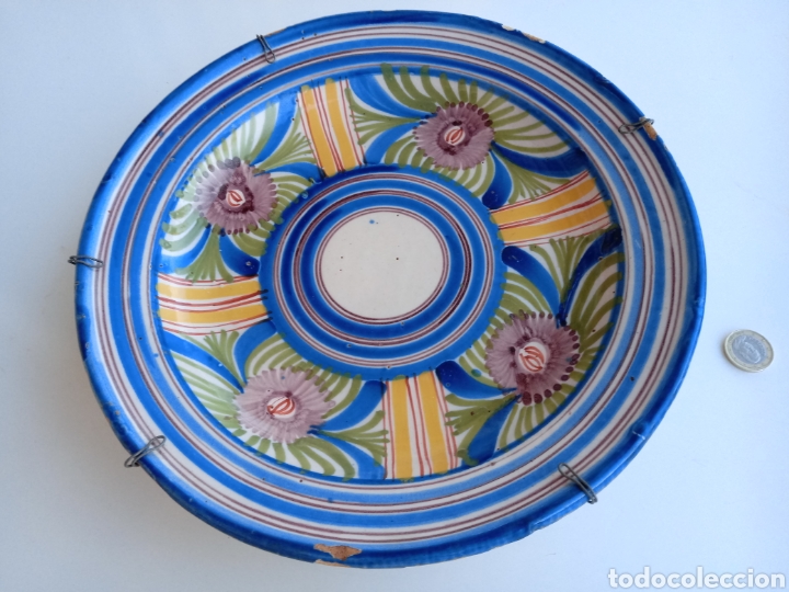 Antig&uuml;edades: Plato antiguo de Manises - Foto 1