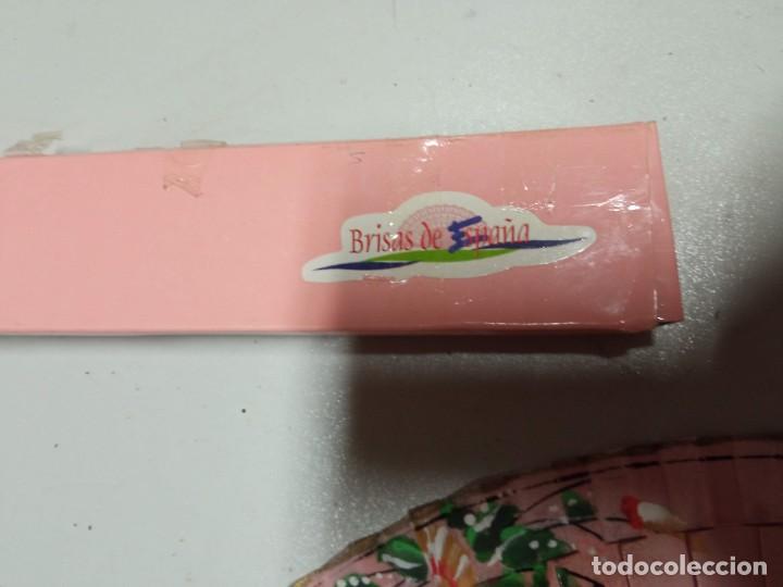 Antig&uuml;edades: Abanico Rosa brisas de Espa&ntilde;a - Foto 2