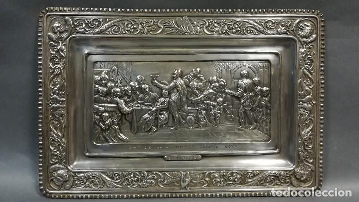 Antig&uuml;edades: BAJORRELIEVE DE METAL LAS BODAS DE CAN&Aacute; - Foto 1