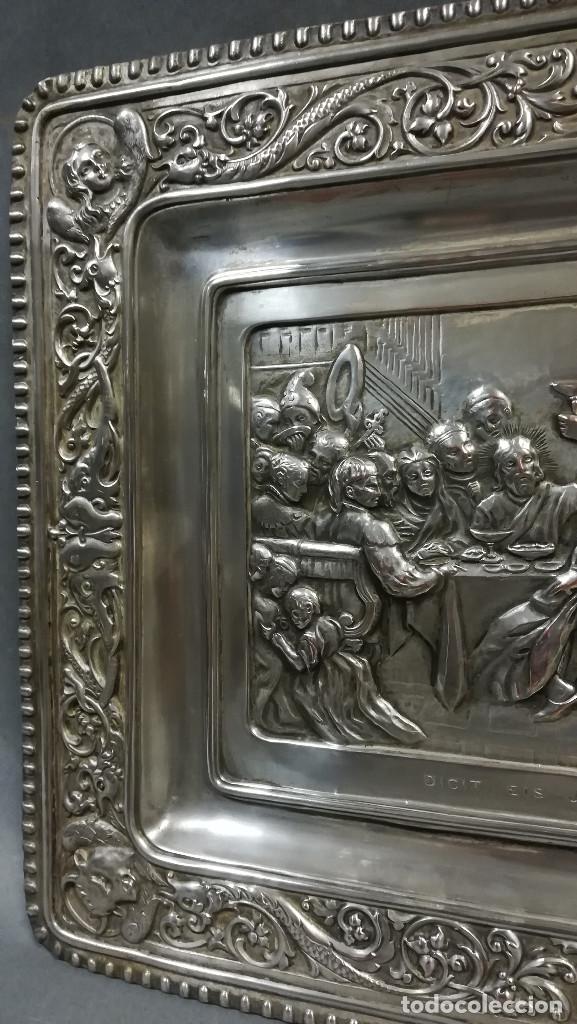 Antig&uuml;edades: BAJORRELIEVE DE METAL LAS BODAS DE CAN&Aacute; - Foto 2