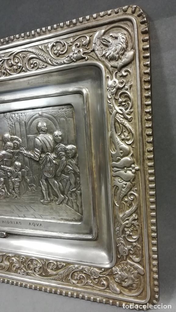 Antig&uuml;edades: BAJORRELIEVE DE METAL LAS BODAS DE CAN&Aacute; - Foto 4