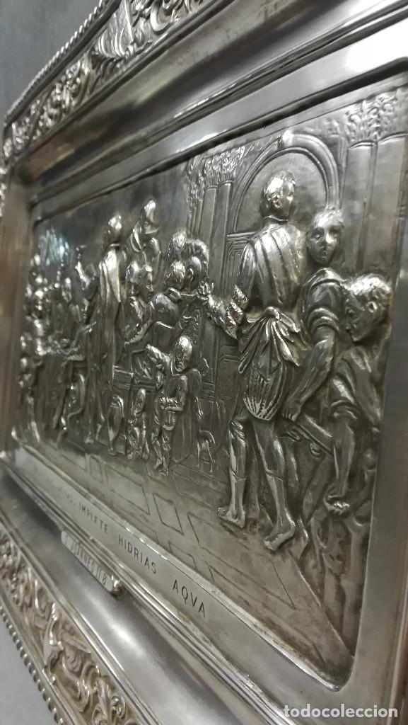Antig&uuml;edades: BAJORRELIEVE DE METAL LAS BODAS DE CAN&Aacute; - Foto 7