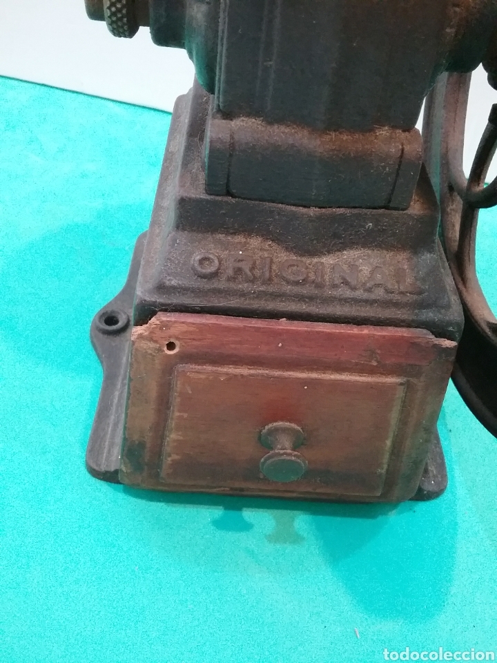Antig&uuml;edades: Molinillo de caf&eacute; rueda lateral marca JMF. Espa&ntilde;a - Foto 8