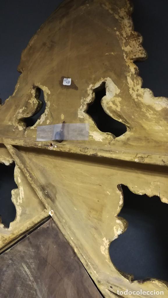 Antig&uuml;edades: ESPEJO CORNUCOPIA PINTADO DORADA - Foto 11