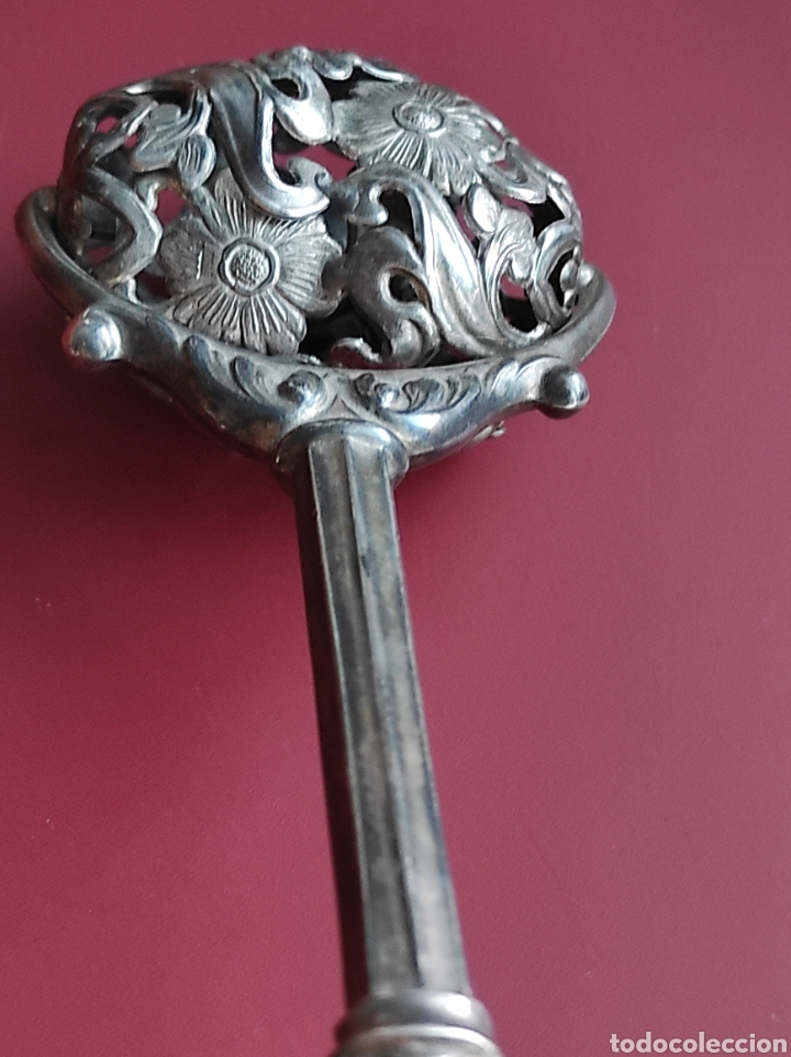 Antig&uuml;edades: Sonajero en plata 925 - Foto 5
