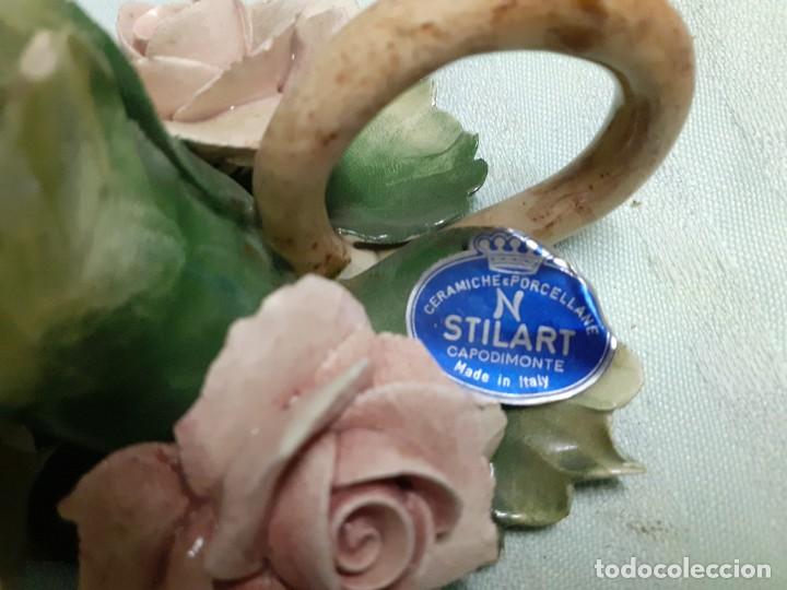 Antig&uuml;edades: PORTA VELAS DE CERAMICA - Foto 2