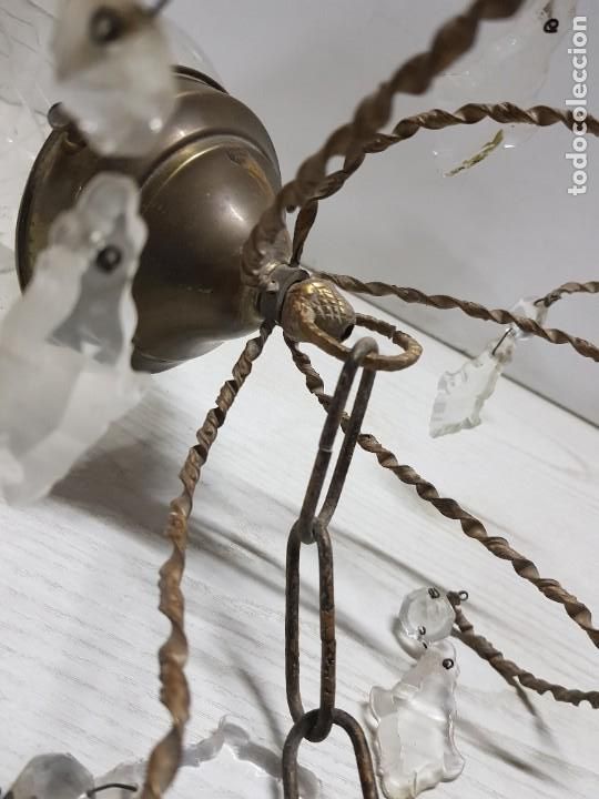 Antig&uuml;edades: L&aacute;mpara de techo antigua. - Foto 3