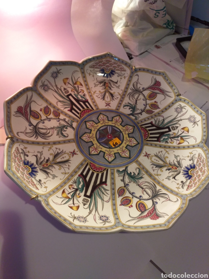 Antig&uuml;edades: Plato de porcelana - Foto 1