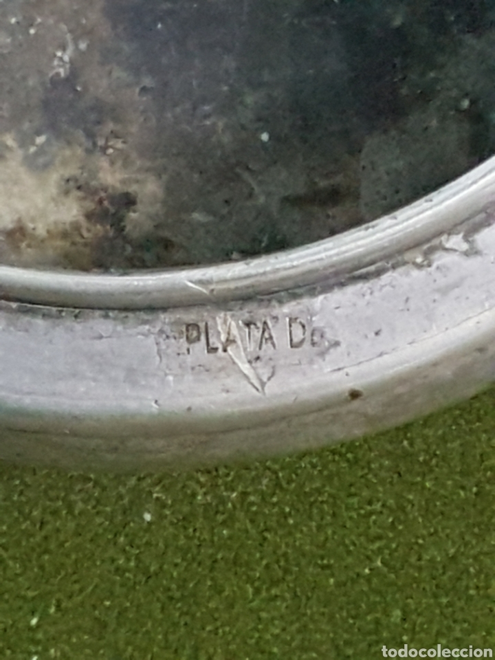 Antig&uuml;edades: CENICERO PLATA MENESES - Foto 2