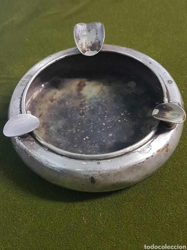 Antig&uuml;edades: CENICERO PLATA MENESES - Foto 5