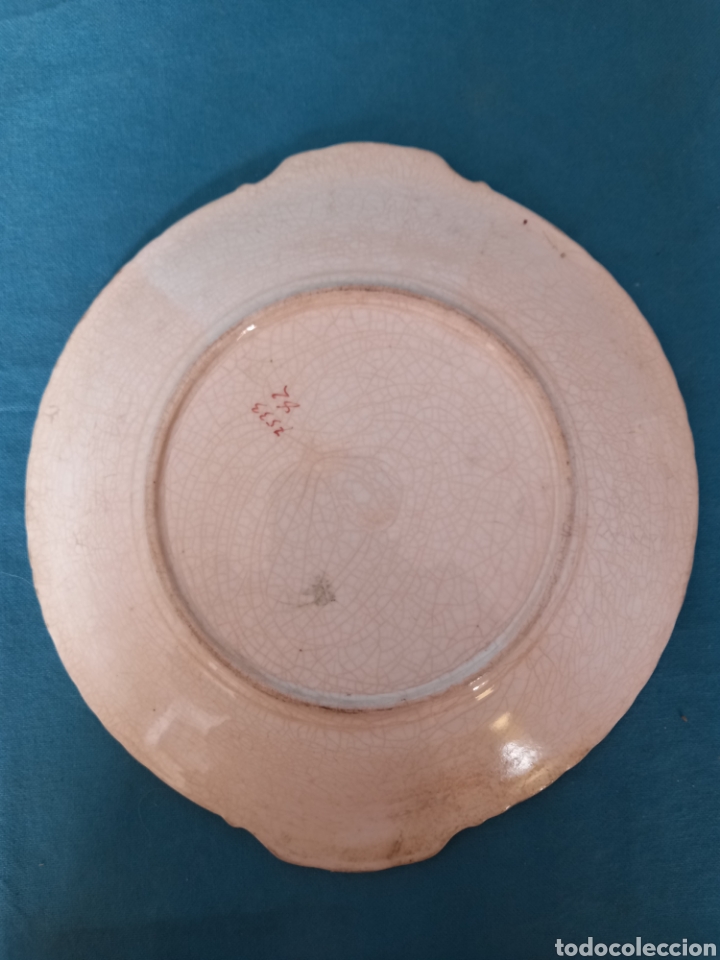 Antig&uuml;edades: Plato de cer&aacute;mica antiguo. - Foto 2