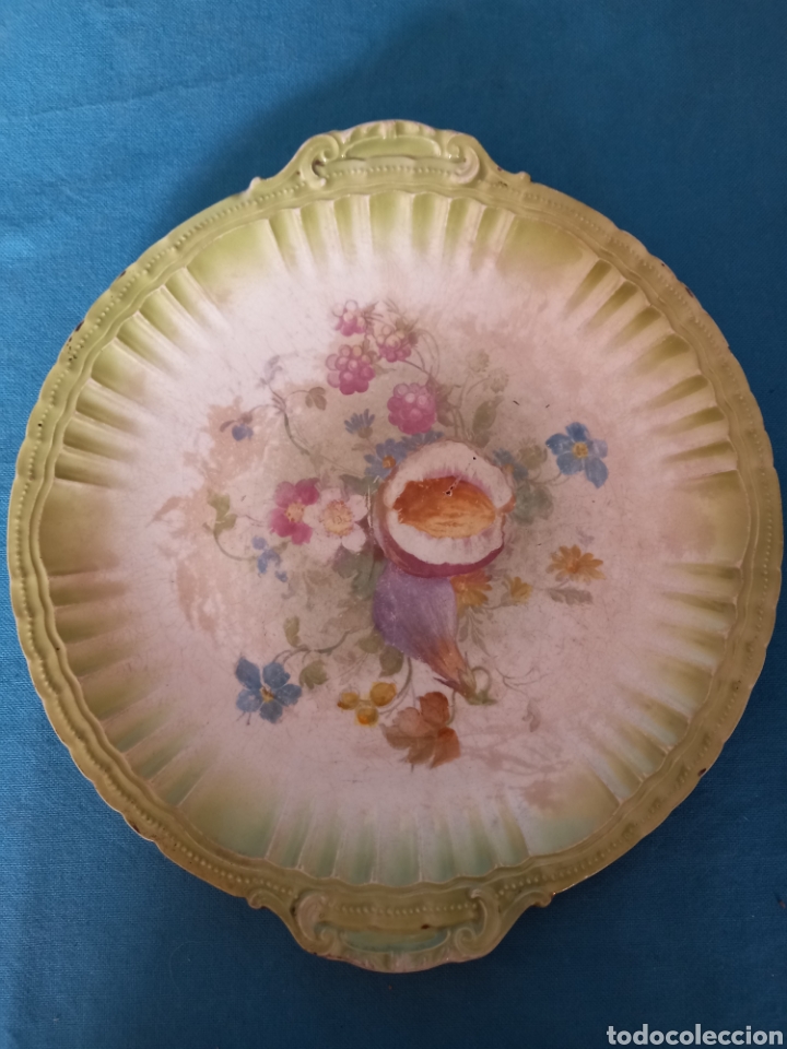 Antig&uuml;edades: Plato de cer&aacute;mica antiguo. - Foto 1