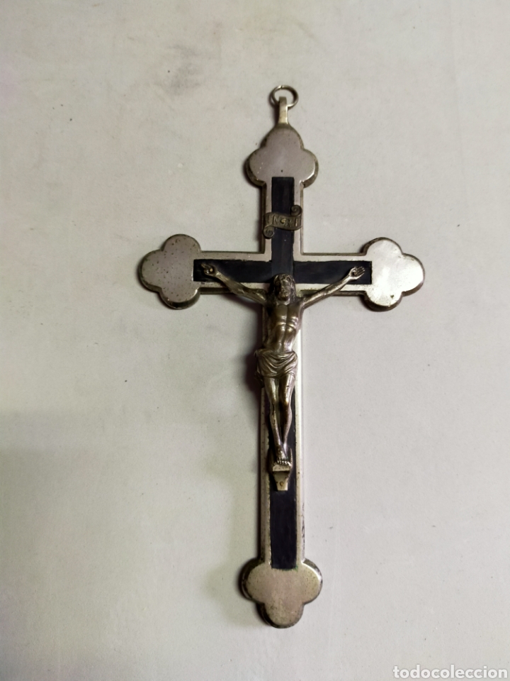 Antig&uuml;edades: CRUZ DE MADERA Y METAL - Foto 6