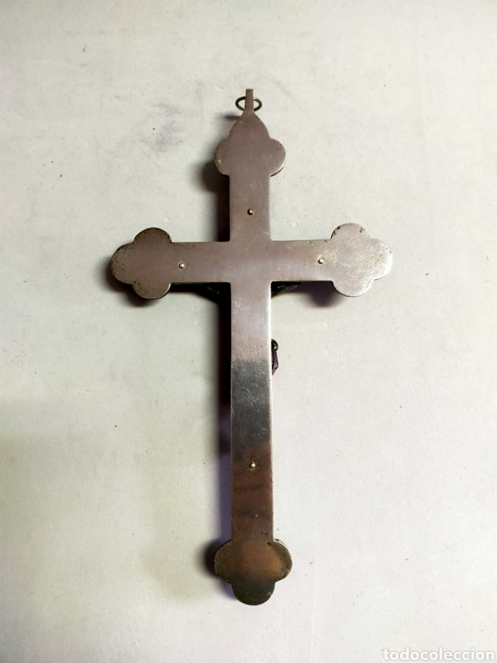 Antig&uuml;edades: CRUZ DE MADERA Y METAL - Foto 7