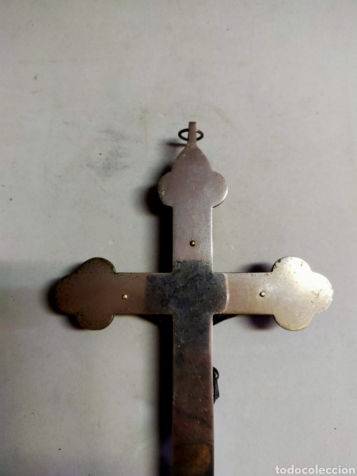 Antig&uuml;edades: CRUZ DE MADERA Y METAL - Foto 8