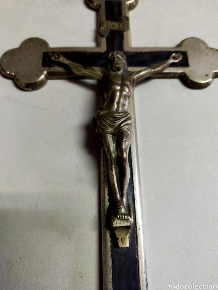 Antig&uuml;edades: CRUZ DE MADERA Y METAL - Foto 17