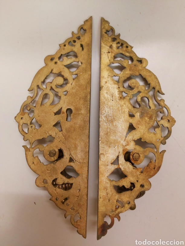 Antig&uuml;edades: Tiradores bronce S.XVIII - Foto 7